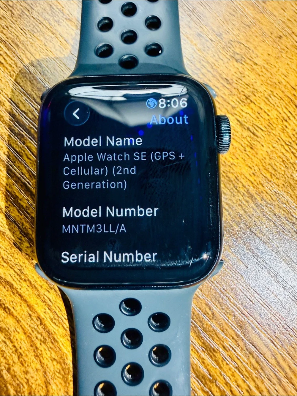 Apple Watch SE (2nd Gen) Black Sport Band with Magnetic Charger